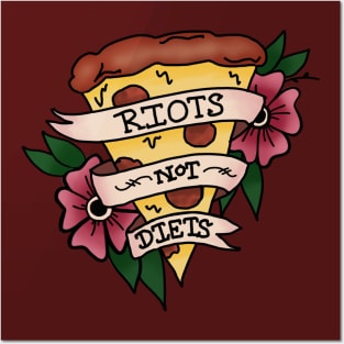 Riots Not Diets Posters and Art
